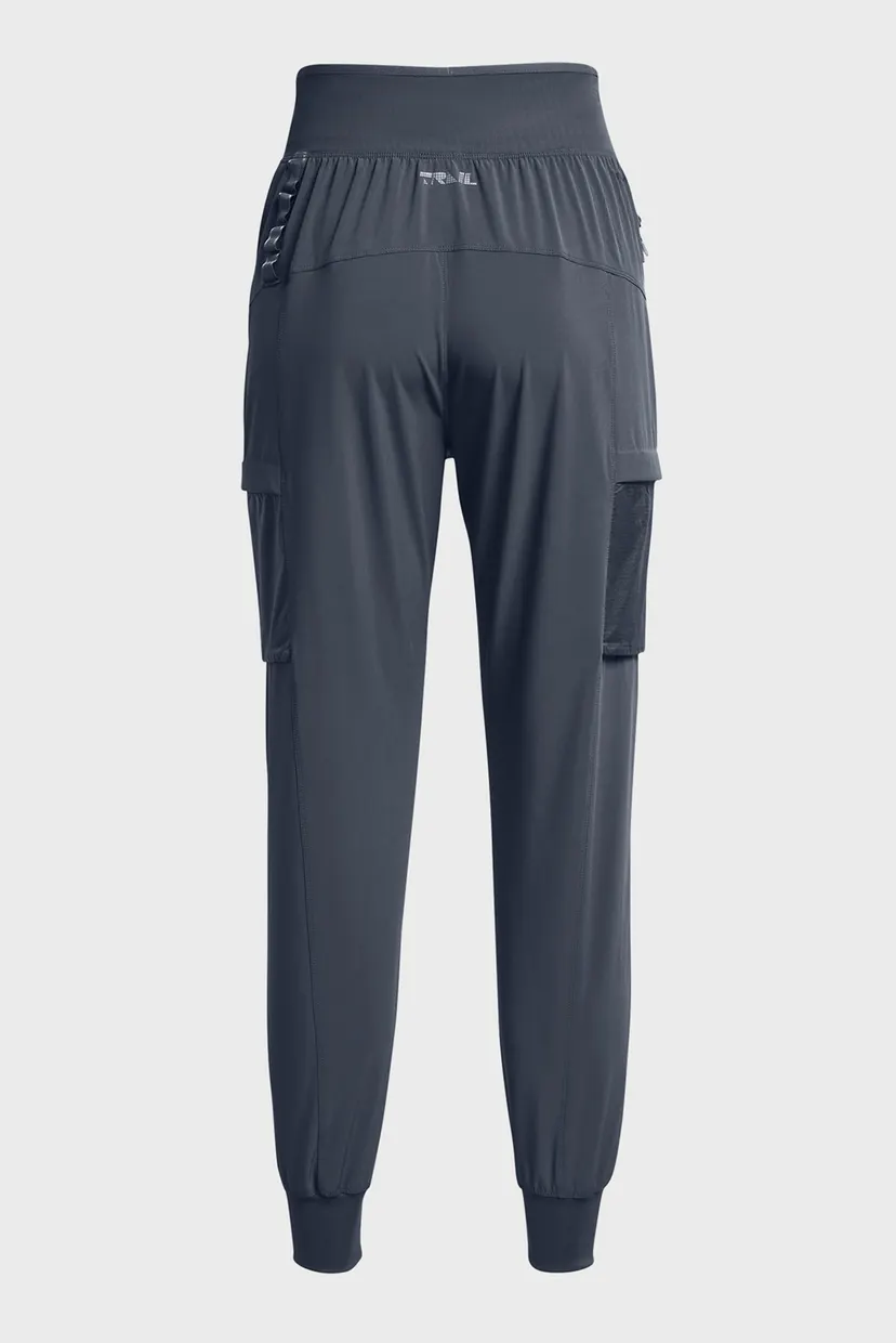 Женские серые спортивные брюки UA Run Trail Pant 7
