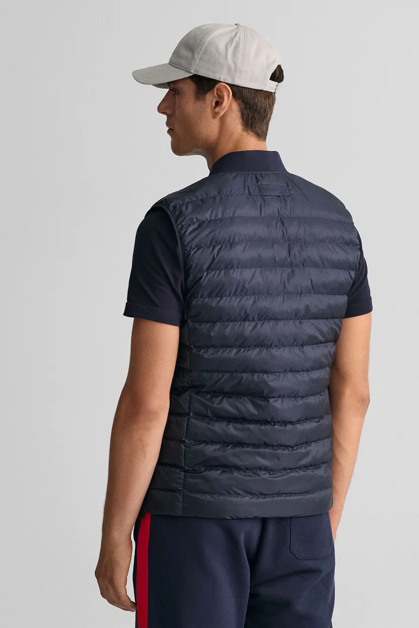 Мужской темно-синий жилет LIGHT PADDED BOMBER VEST 3