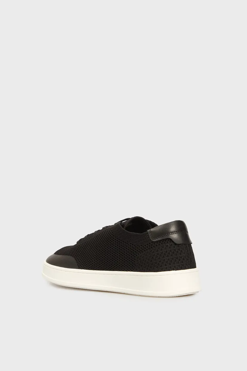 Чоловічі чорні снікерси LOW TOP LACE UP KNIT 5