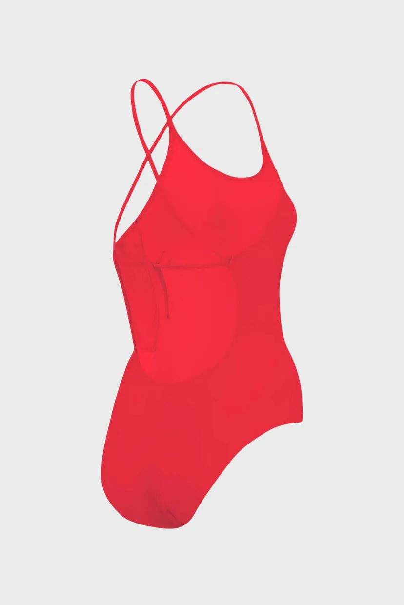 Женский красный купальник Swim Women’s V-Neck Cross-back Swimsuit 10