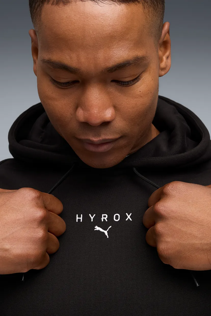 Чоловіче чорне худі PUMA x HYROX Heavyweight Hoodie Men 3