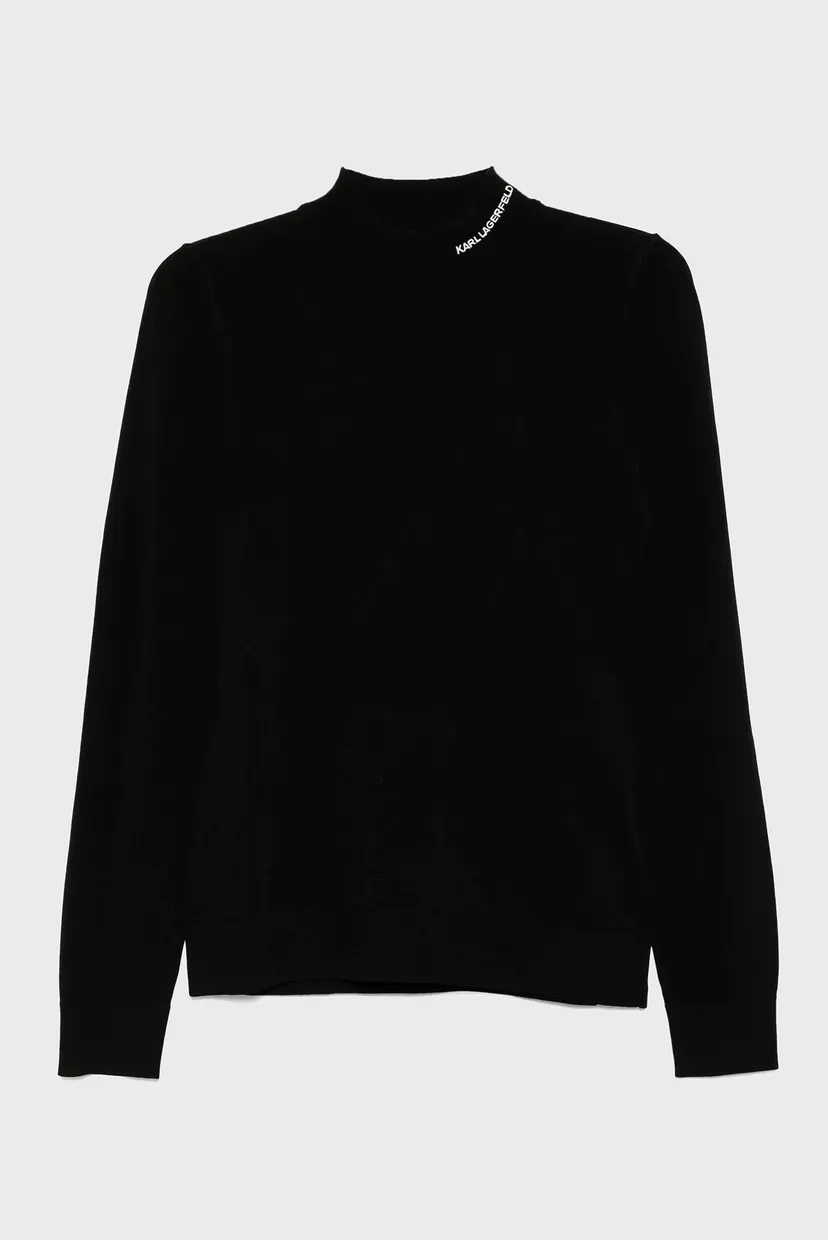 Жіночий чорний гольф CLASSIC TURTLE NECK 5