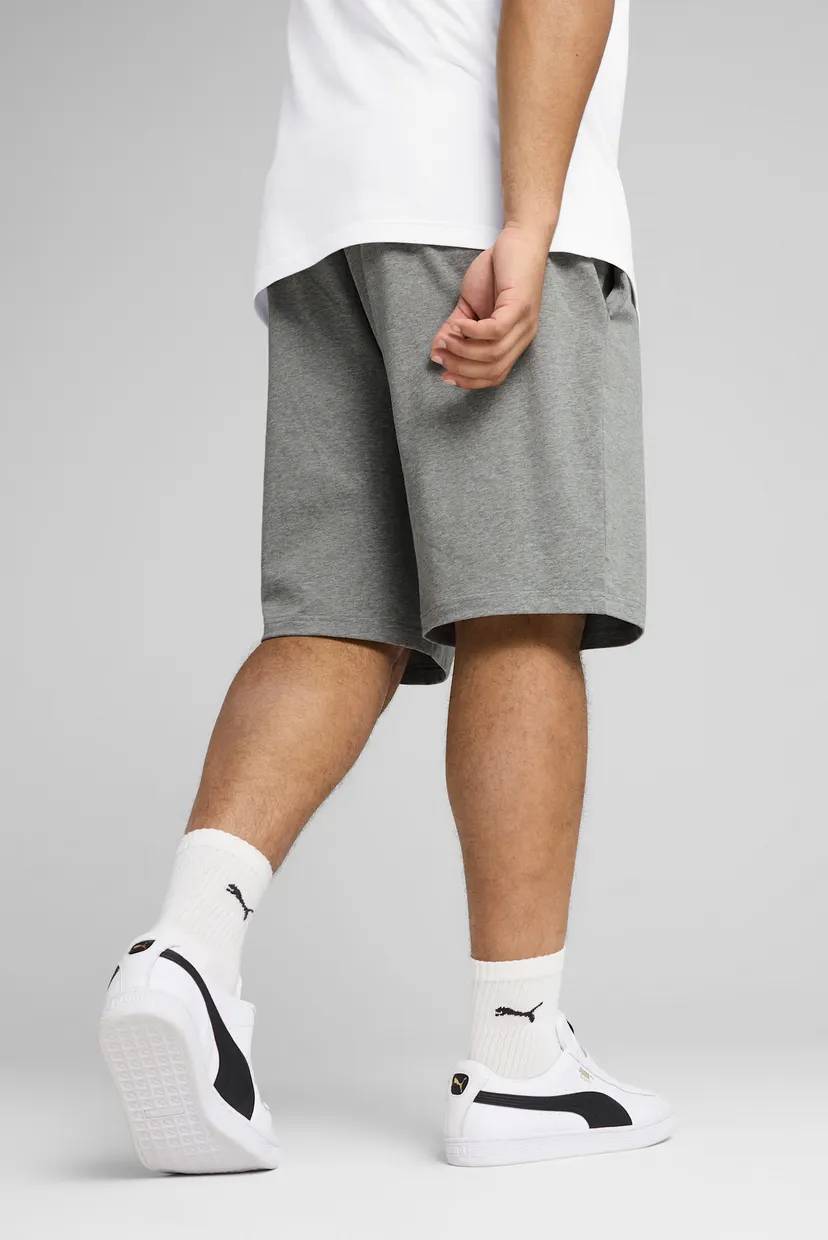 Мужские серые шорты Essentials No. 1 Logo Jersey 10