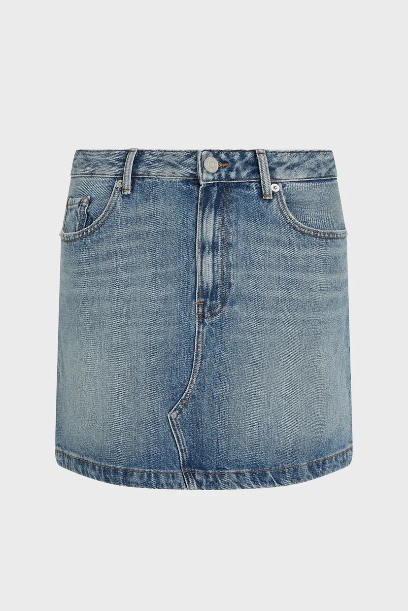 Женская синяя джинсовая юбка DNM MINI SKIRT HW SAM 5