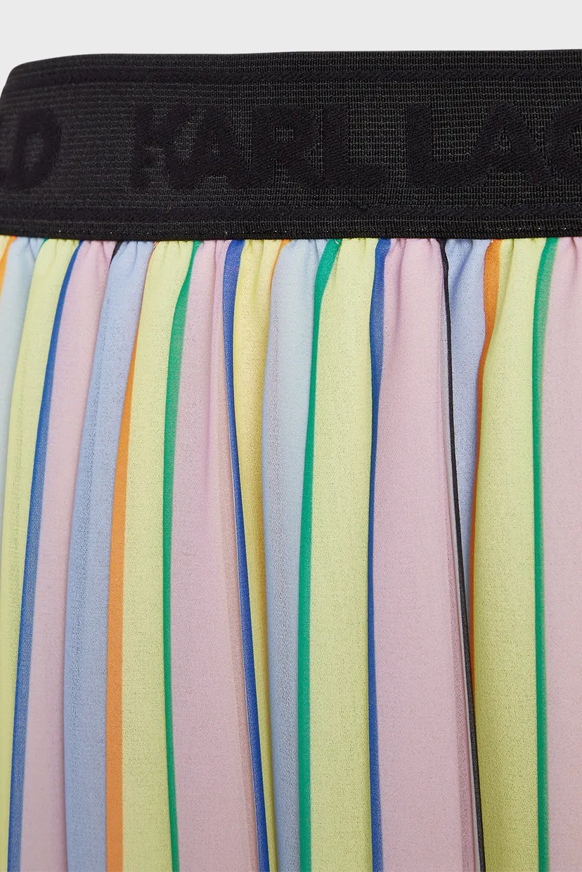 Женская плиссированная юбка STRIPE PLEATED SKIRT 5