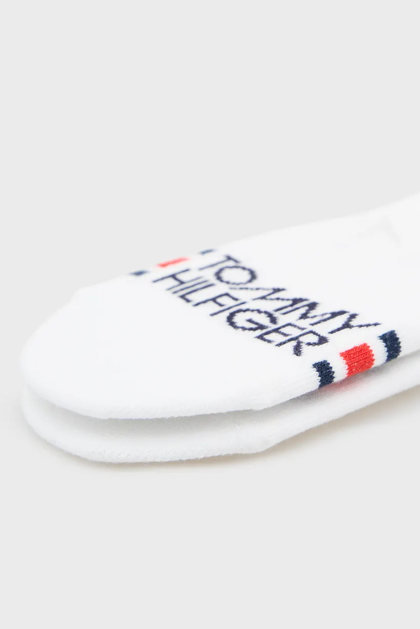 Мужские белые следы (2 пары) FOOTIE LOGO 3