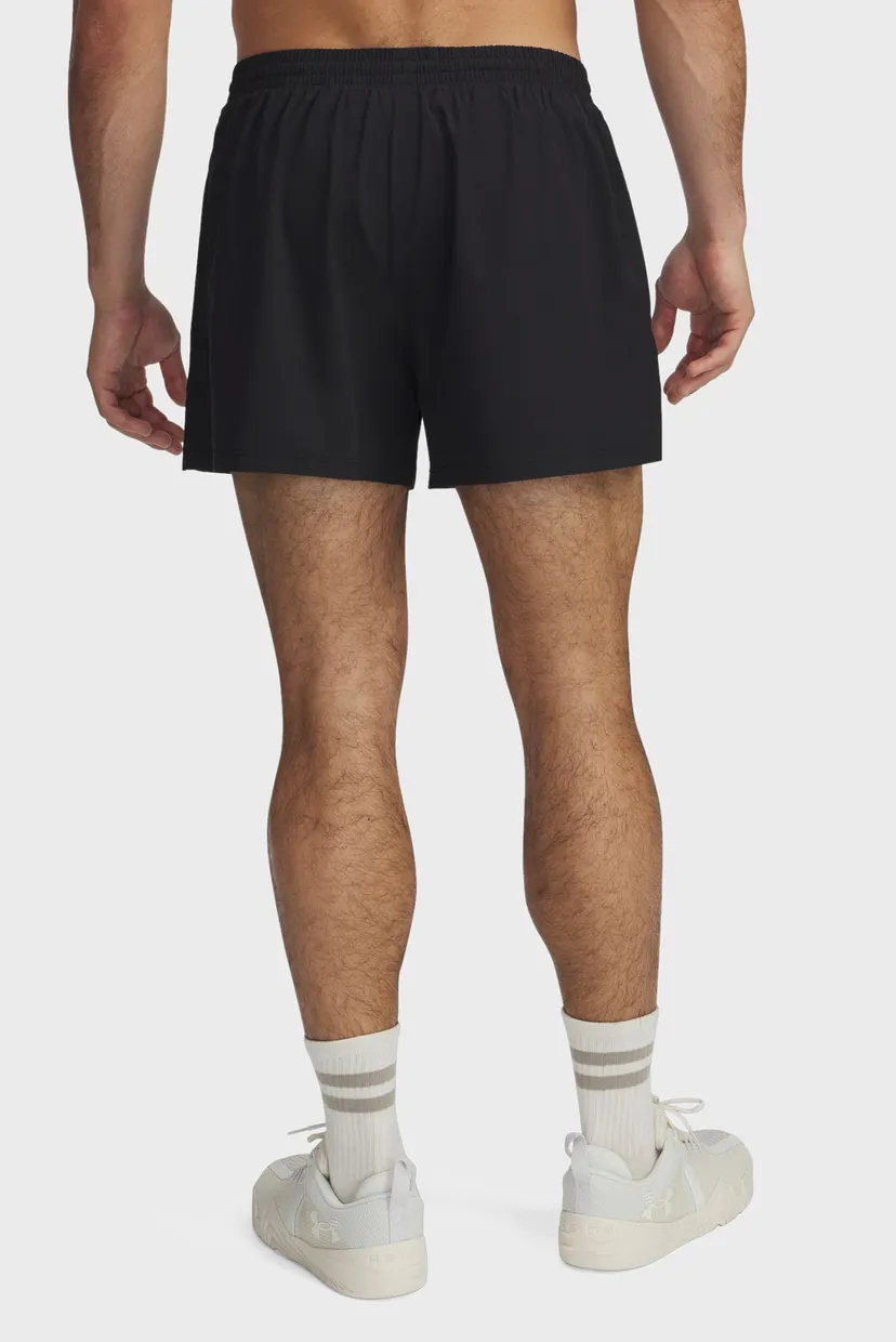 Чоловічі чорні шорти UA Meridian Woven 4 Shorts 3