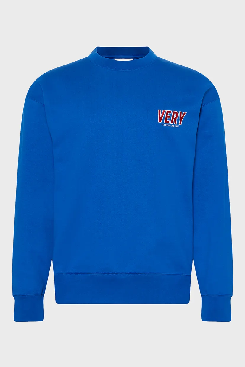 Чоловічий синій світшот PREMIUM FLEECE LOGO 7