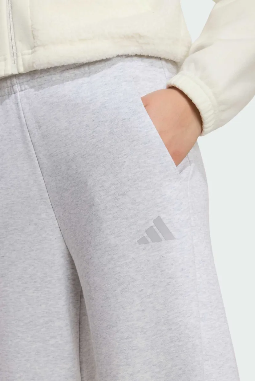 Детские серые спортивные брюки FUTURE ICONS 3 STRIPES BARREL LGH 4