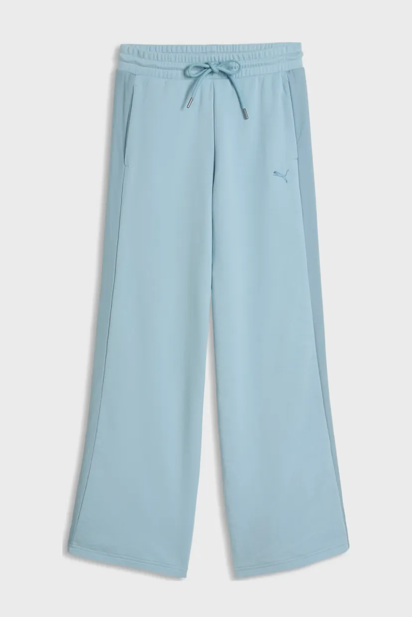 Жіночі блакитні спортивні штани HER High-Waist Wide-Leg Pants Women 4