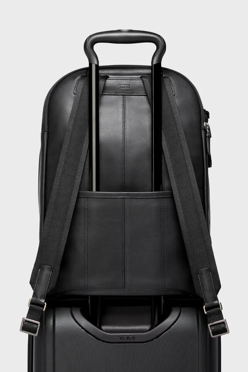 Черный кожаный рюкзак TUMI HARRISON 5