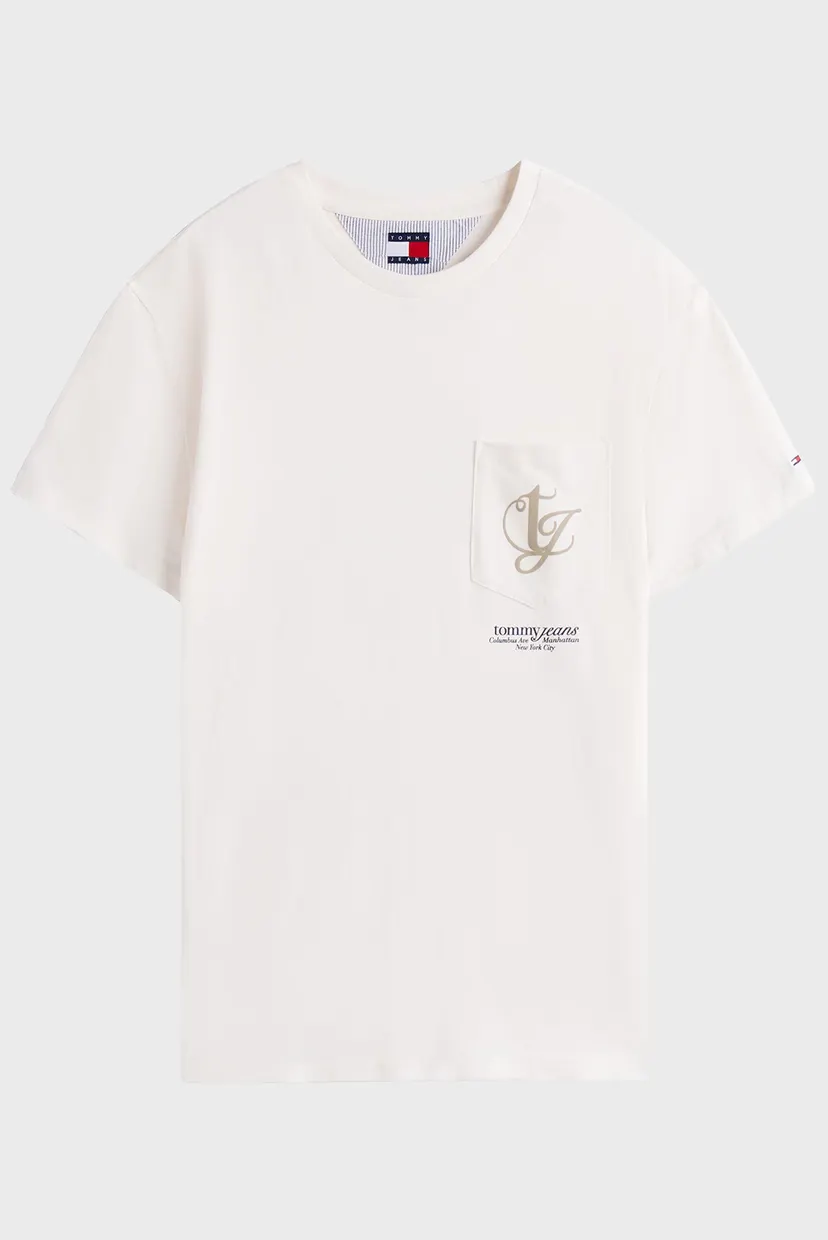 Чоловіча біла футболка REG MONOGRAM 4