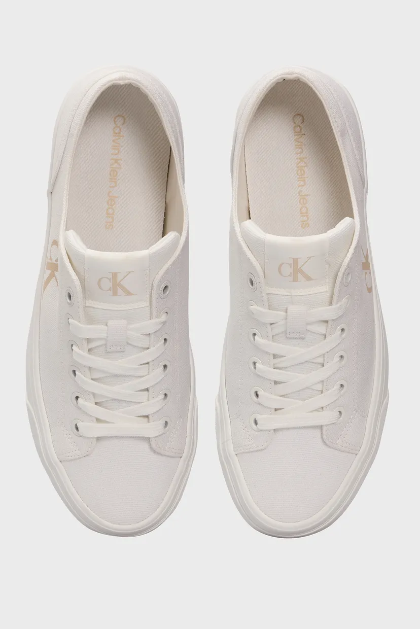 Женские белые кеды VULC FLATFORM 4