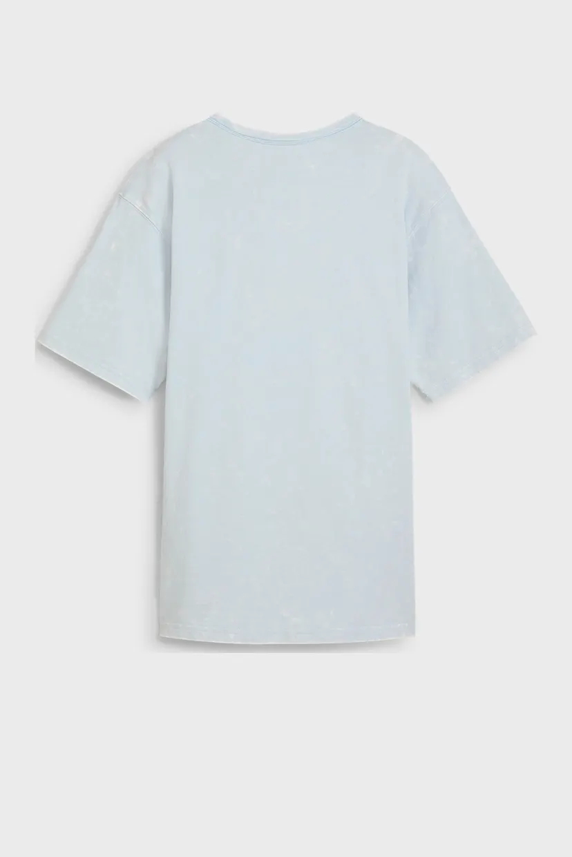Жіноча блакитна футболка DARE TO Relaxed Washed Tee Women 5