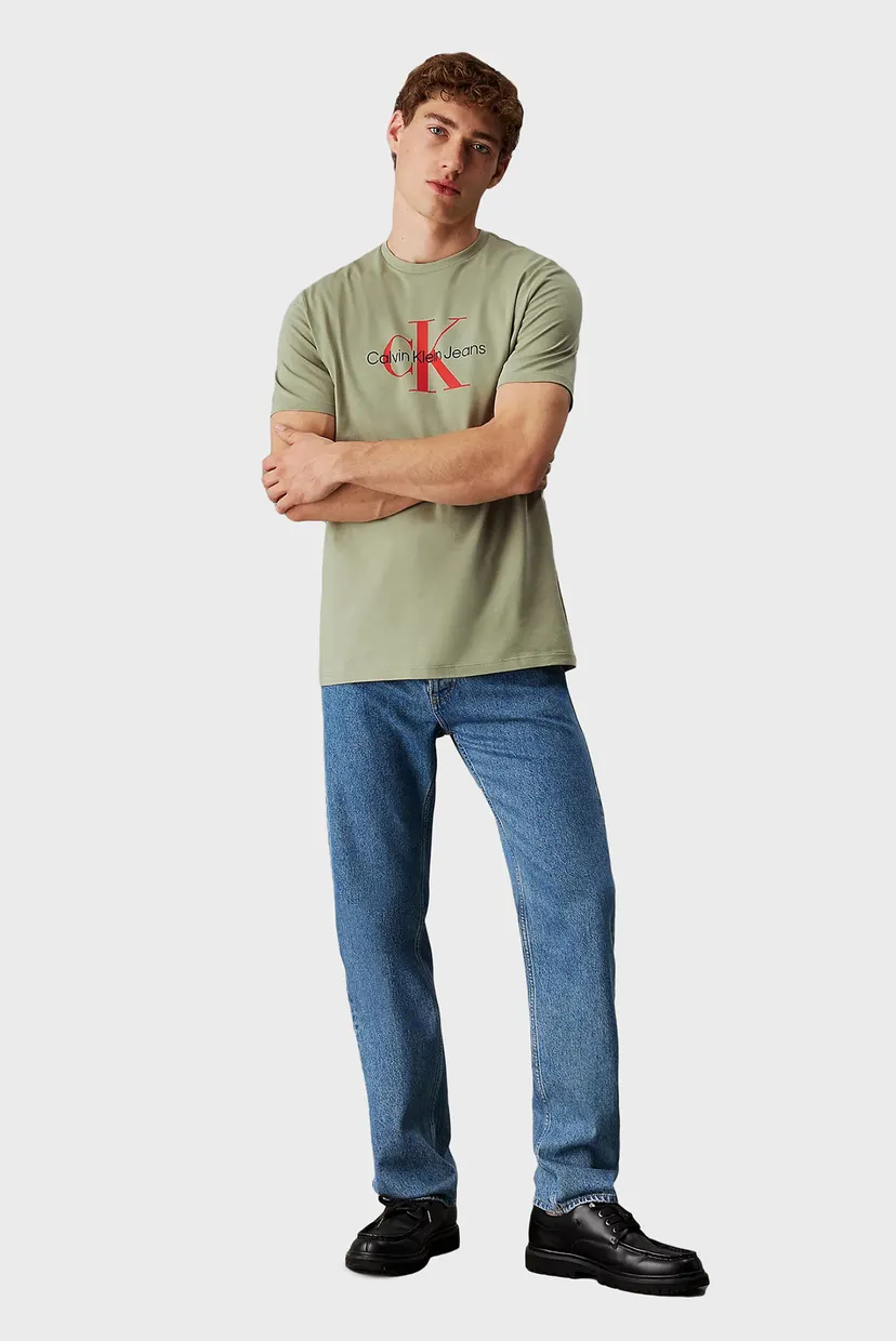 Чоловіча оливкова футболка SS HERO MONOGRAM TEE 30S EU OPT 4