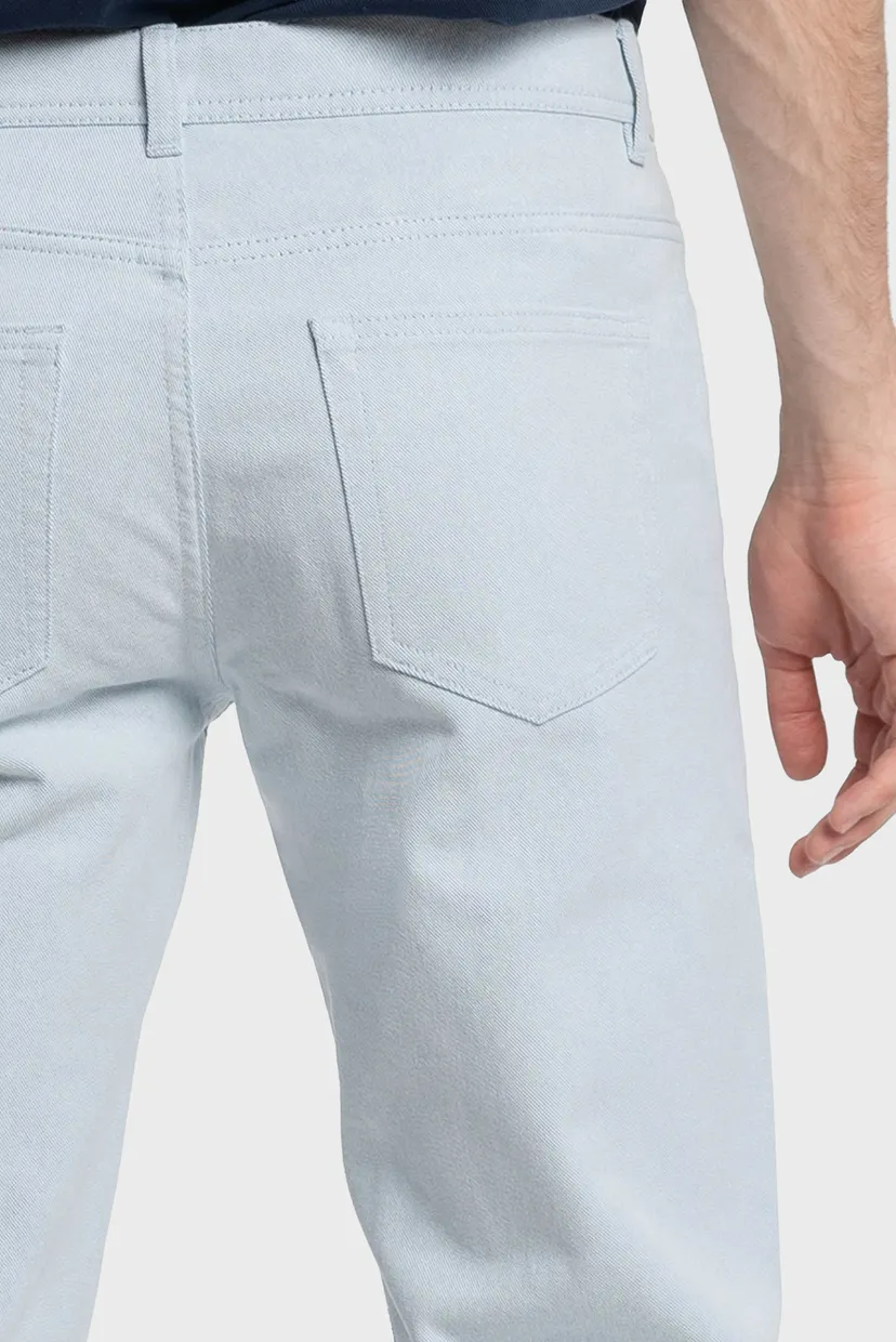 Мужские голубые джинсы 6