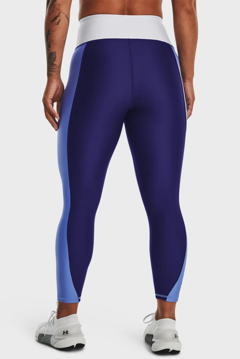 Женские синие тайтсы Armour Blocked Ankle Legging 3