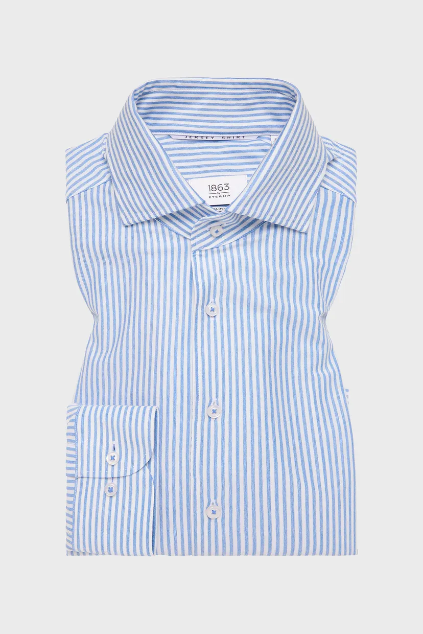 Чоловіча сорочка у смужку SLIM FIT 6