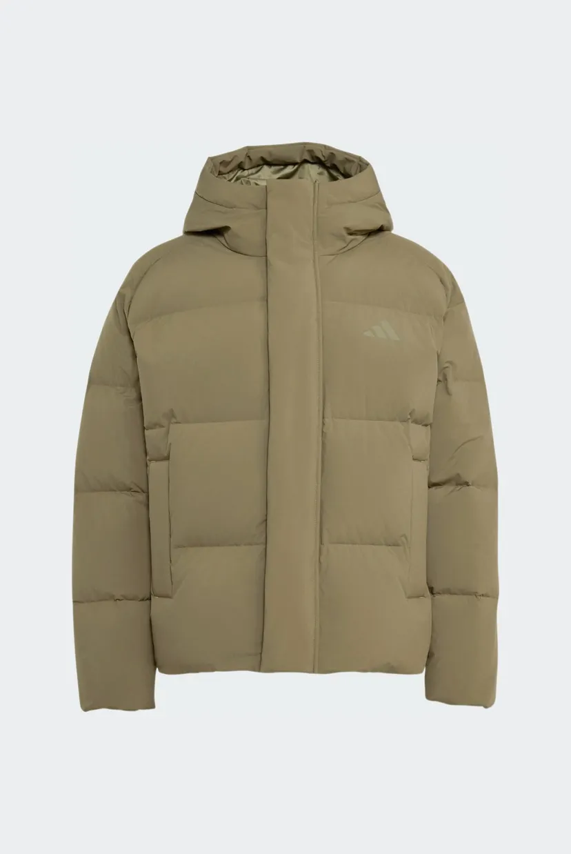 Чоловічий оливковий пуховик HELIONIC DOWN PUFFER HOODED 6