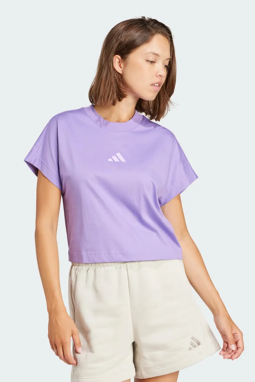 Жіноча бузкова футболка ALL SZN adidas JJ1236 — MD-Fashion