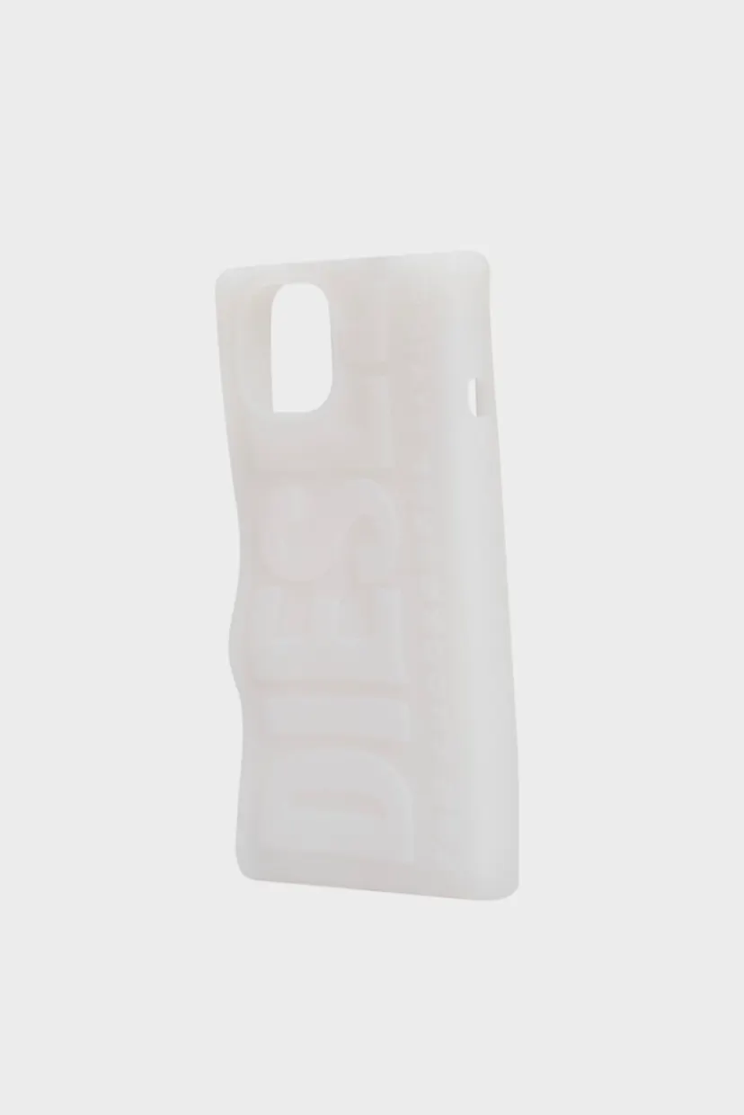 Білий чохол для телефону Diesel Silicone Case iP 15 4