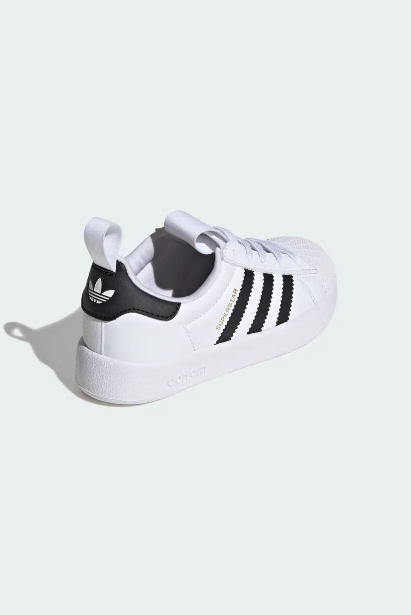 Детские белые сникерсы Adifom Superstar 360 Kids 5