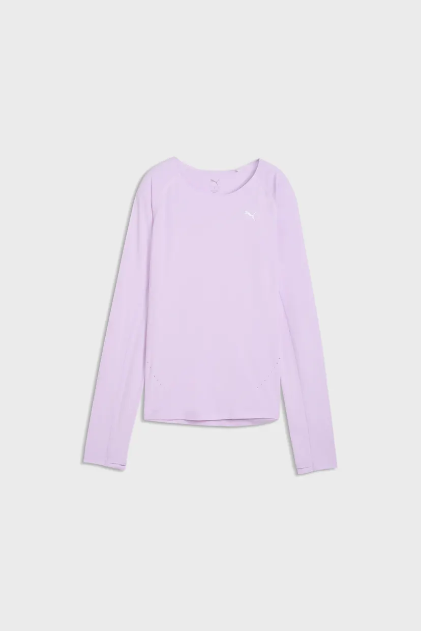Жіночий бузковий лонгслів RUN CLOUDSPUN Running Top Women 4