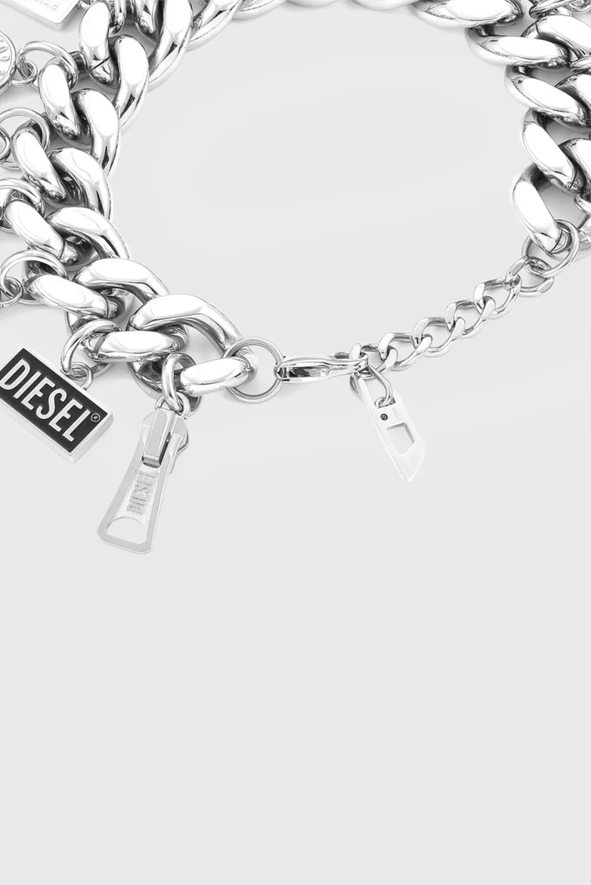Серебристый браслет CHAIN 4