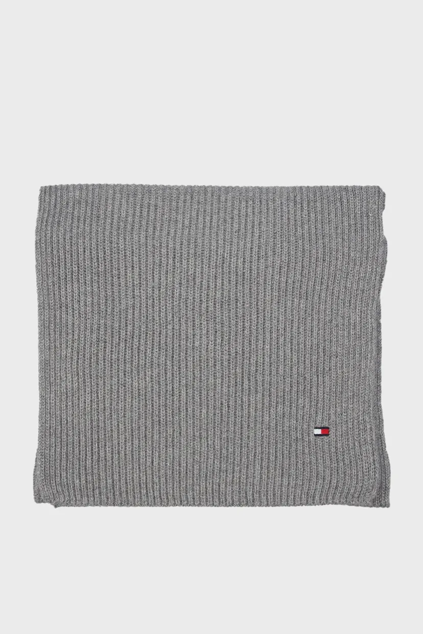 Мужской серый шарф ESSENTIAL FLAG 4