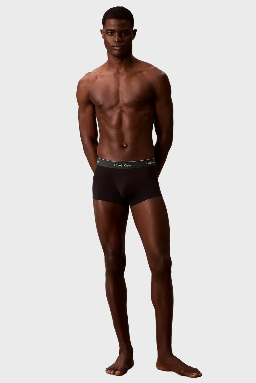 Мужские черные боксеры (3 шт) LOW RISE TRUNK 4