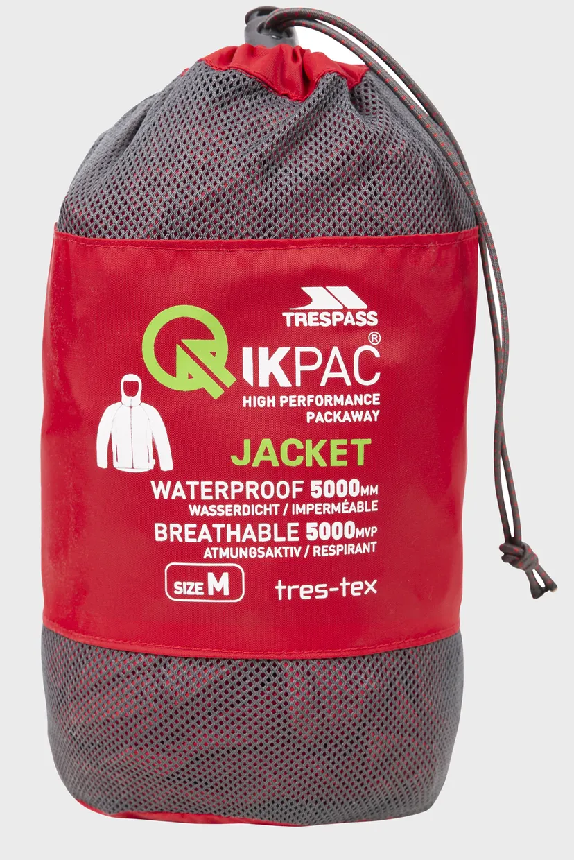 Червона вітровка QIKPAC JACKET (унісекс) 3