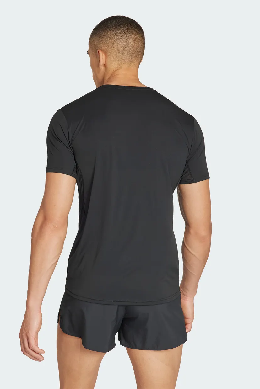 Мужская черная футболка Adizero Essentials 3