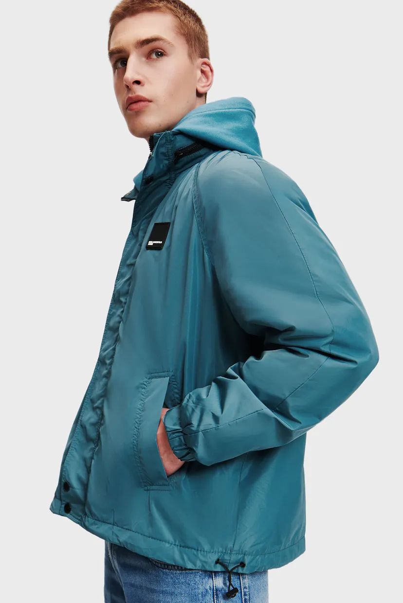 Чоловіча бірюзова вітровка KLJ LIGHTWEIGHT JACKET 3