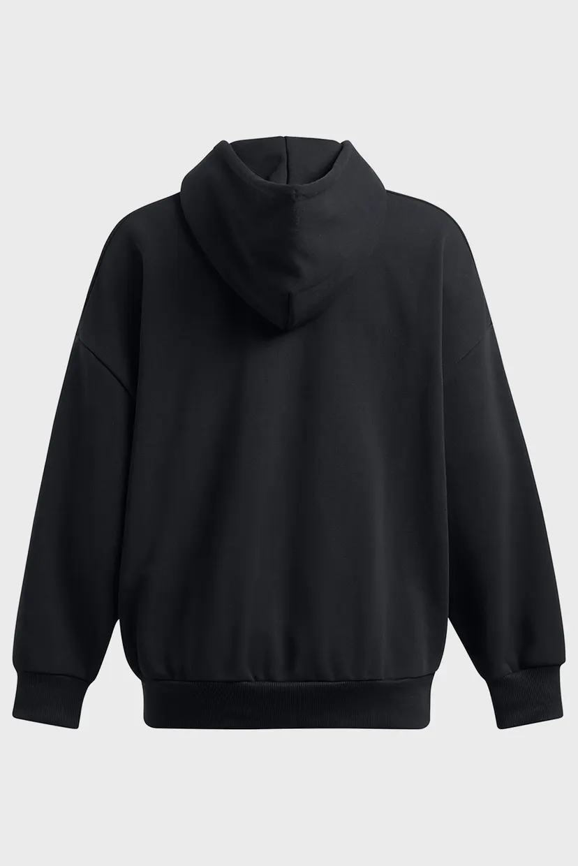 Жіноче чорне худі UA Icon HWT Terry OS Hdy 5