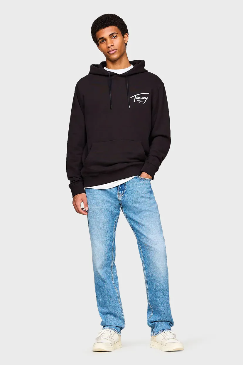 Чоловіче чорне худі TJM REG ENTRY GRAPHIC HOODIE EXT 3