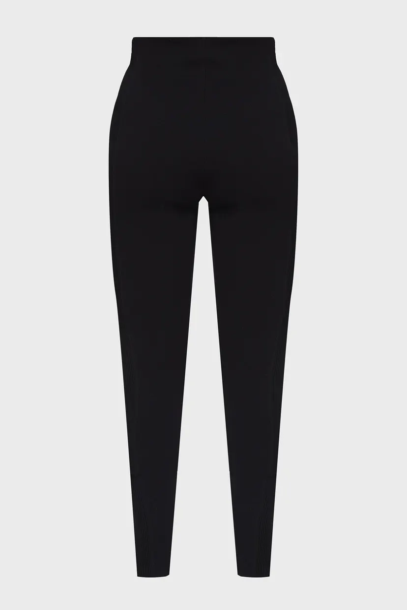 Женские черные леггинсы TIGHT ZIPPER 7