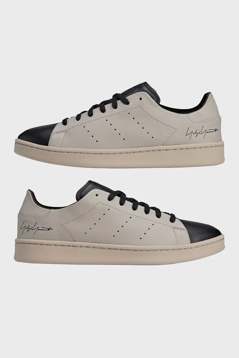 Бежевые кожаные сникерсы Y-3 Stan Smith 6