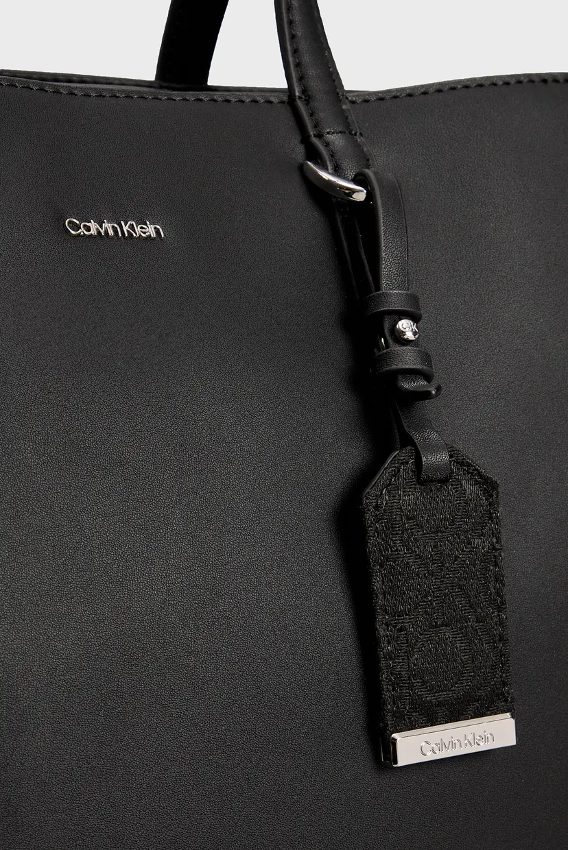 Женская черная сумка CK MUST MEDIUM SHOPPER_JCQ 5