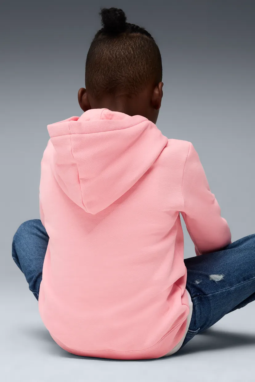 Детское розовое худи ESS No. 1 Logo Fleece Hoodie Kids PUMA