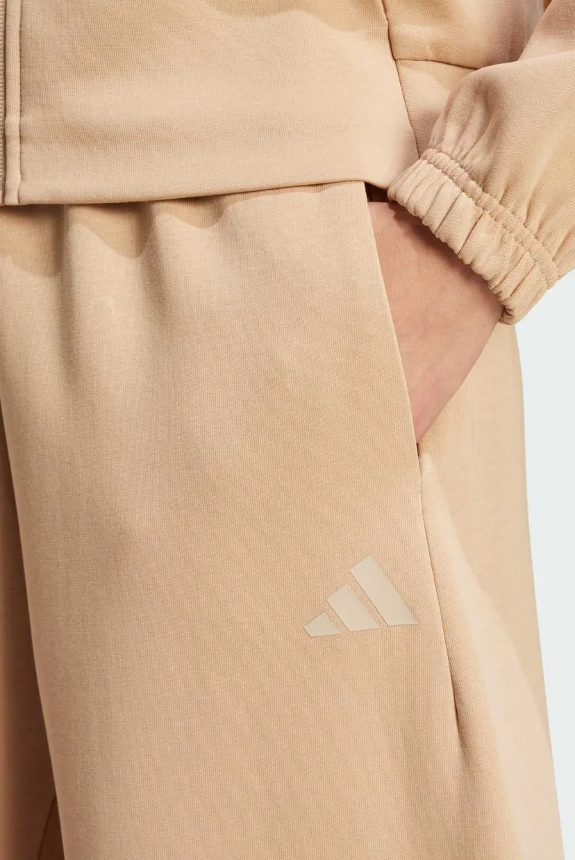 Жіночі бежеві спортивні штани Future Icons 3-Stripes Open-Hem 4