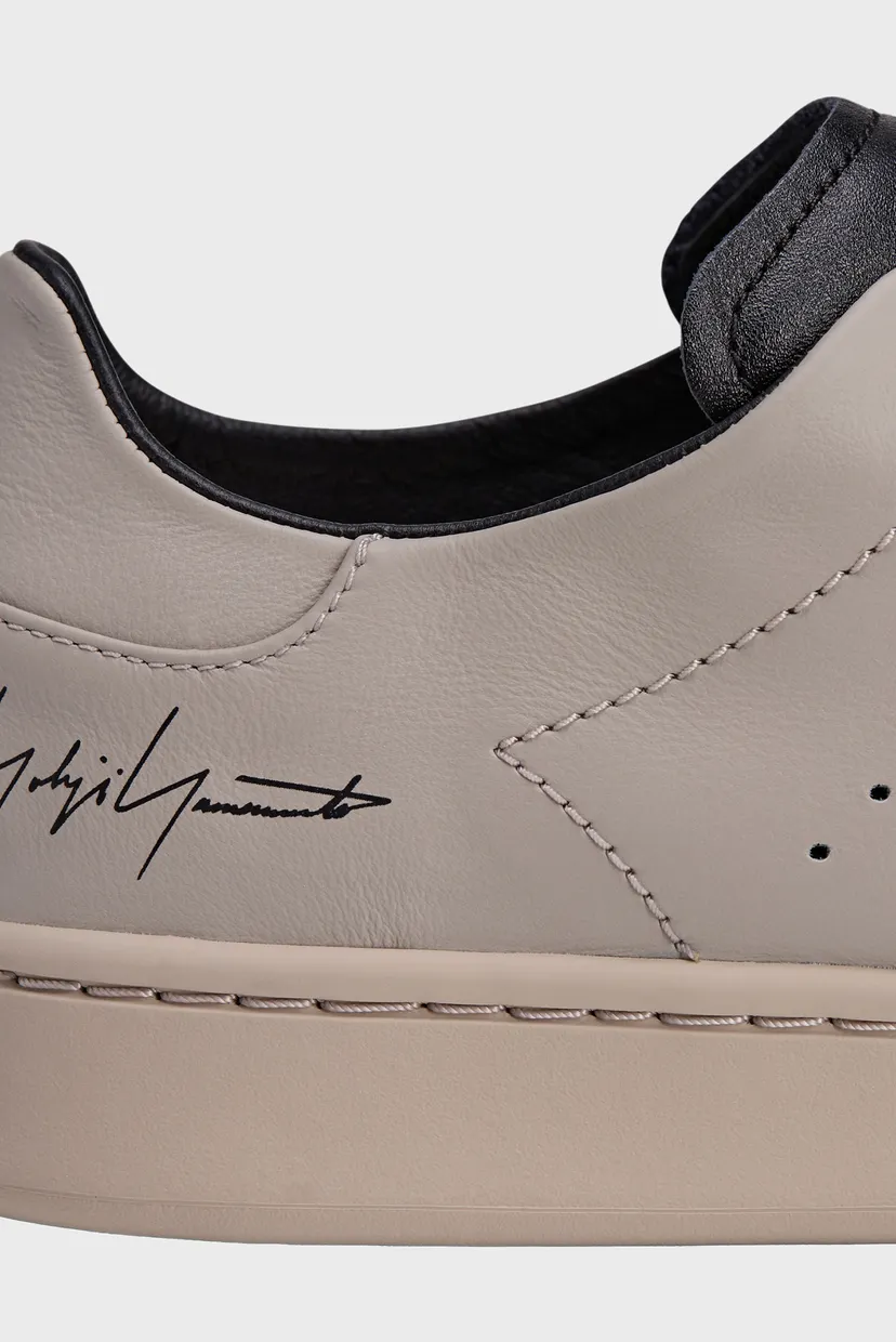 Бежевые кожаные сникерсы Y-3 Stan Smith 8