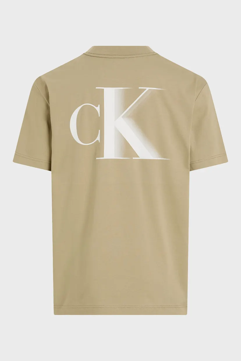 Чоловіча бежева футболка BOLD CK TEE 7