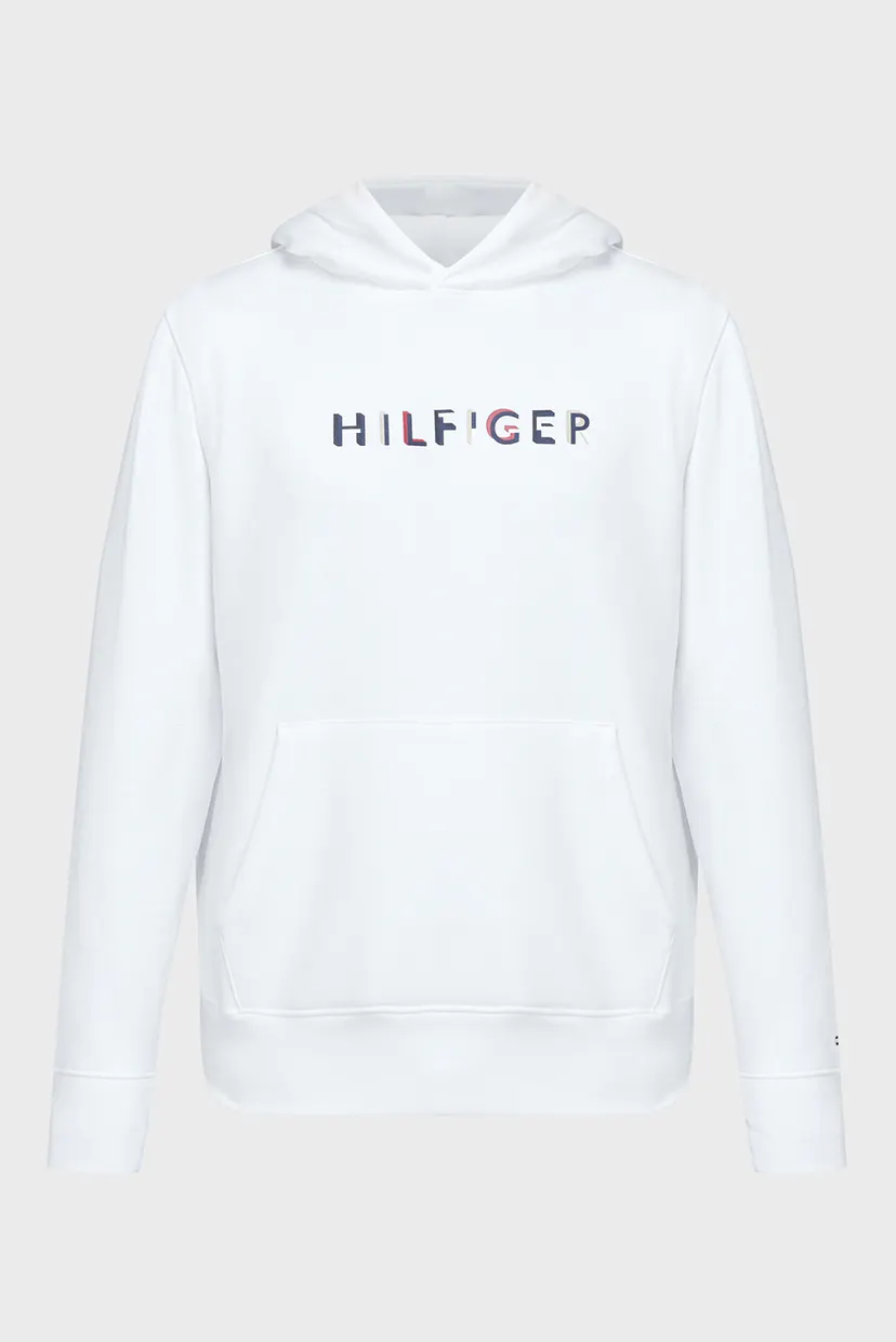 Чоловіче біле худі RWB HILFIGER HOODY 5