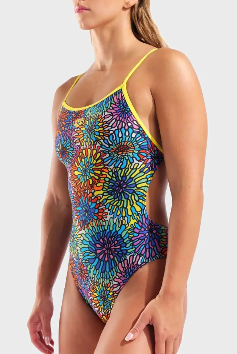 Жіночий купальник з візерунком GARDEN PRINT  BOOSTER BACK 4