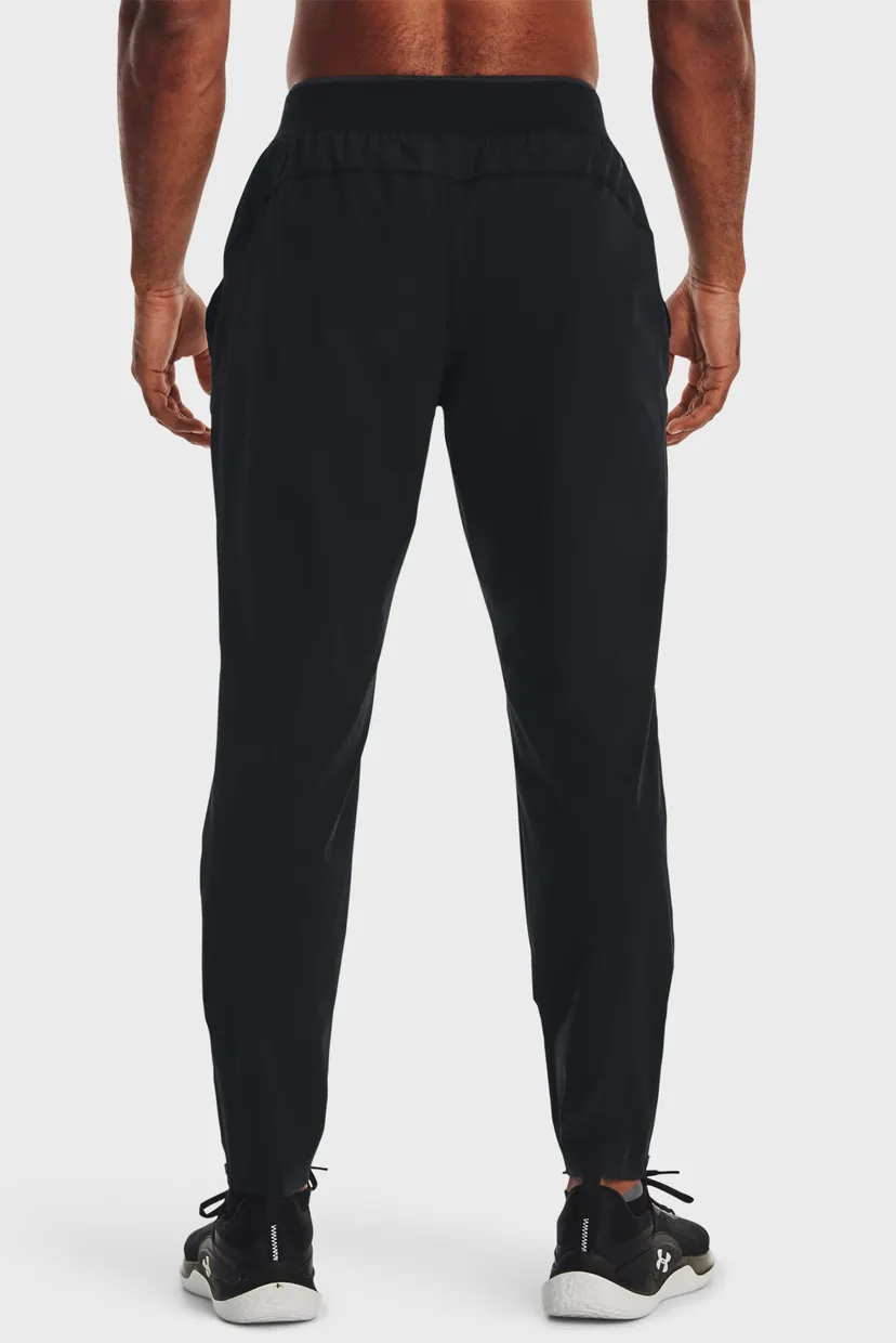 Мужские черные спортивные брюки UA STORM RUN PANT 3