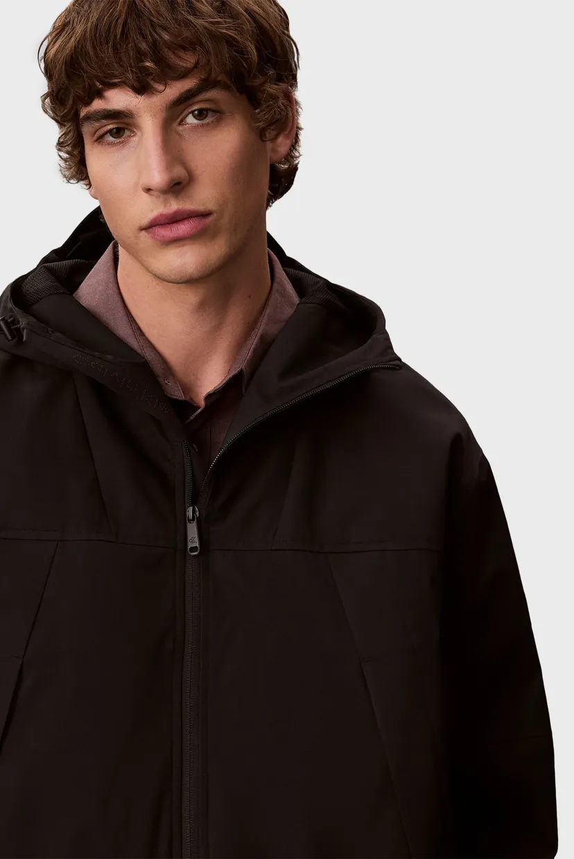 Мужская черная куртка HOODED 5