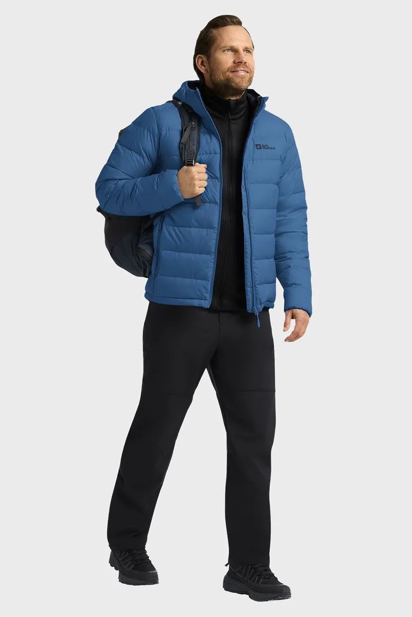 Чоловічий блакитний пуховик ATHER DOWN HOODY M RDS 4