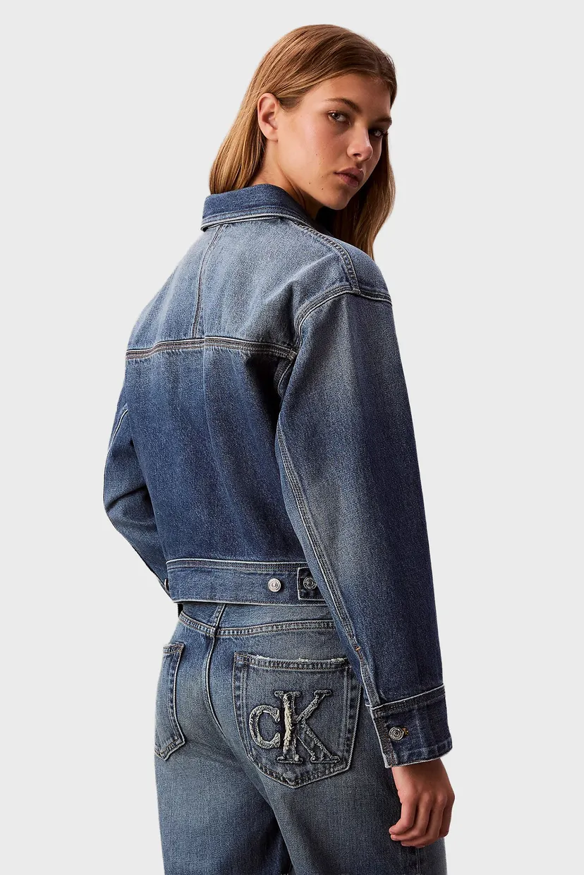 Женская синяя джинсовая куртка WORKWEAR 3