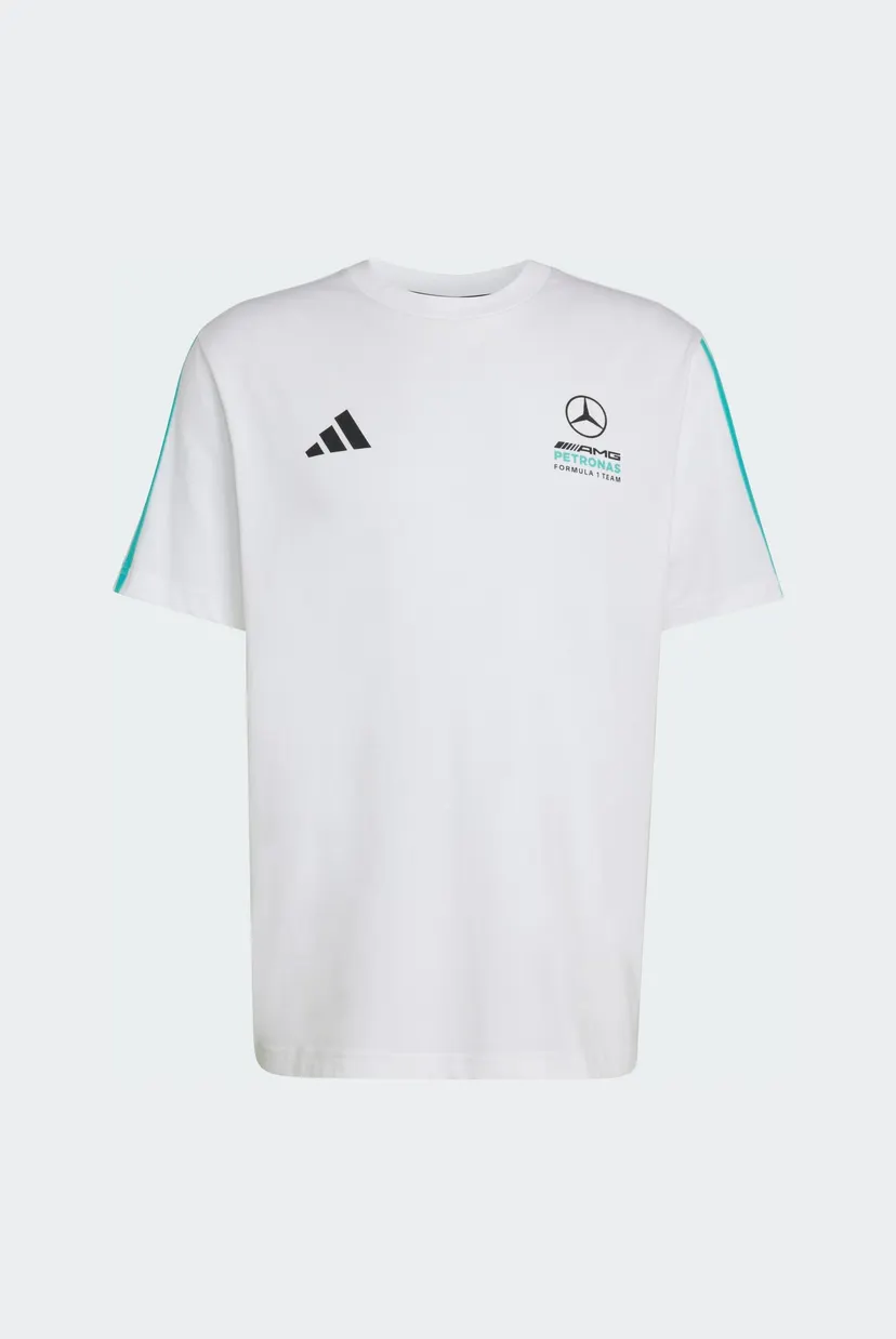 Мужская белая футболка MERCEDES - AMG PETRONAS FORMULA 1 TEAM DNA 6