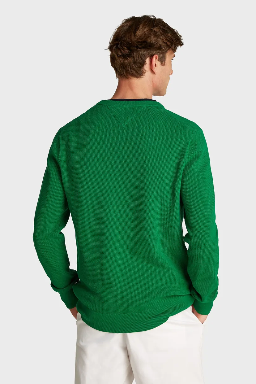 Чоловічий зелений джемпер ESSENTIAL STRUCTURE CREW NECK 3